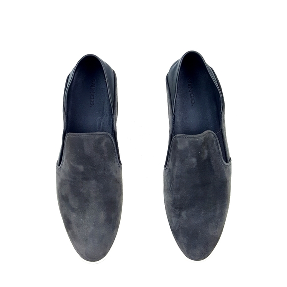 Vince Women's Garvey Suede Leather Slip-On Sneaker - Picture 2 of 7